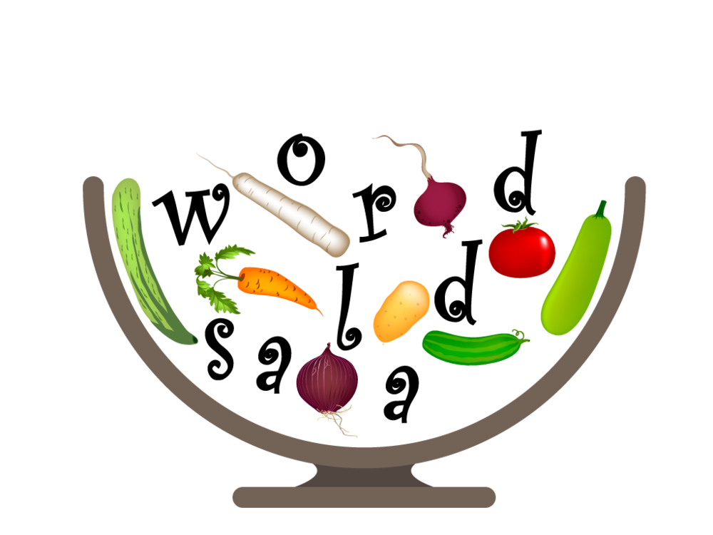  A graphic I created in  Adobe Illustrator  depicting a vegetables, a salad bowl, and the text 