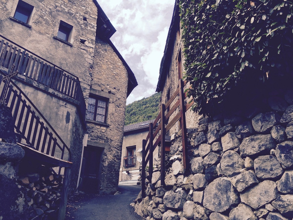 A house in the commune of Aulus-les-Brains in the French Countryside.