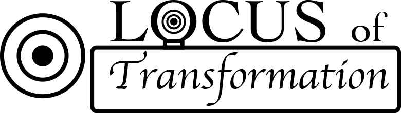 The start of my logo for Locus of Transformation.  Let me know what you think, I love feedback. 
