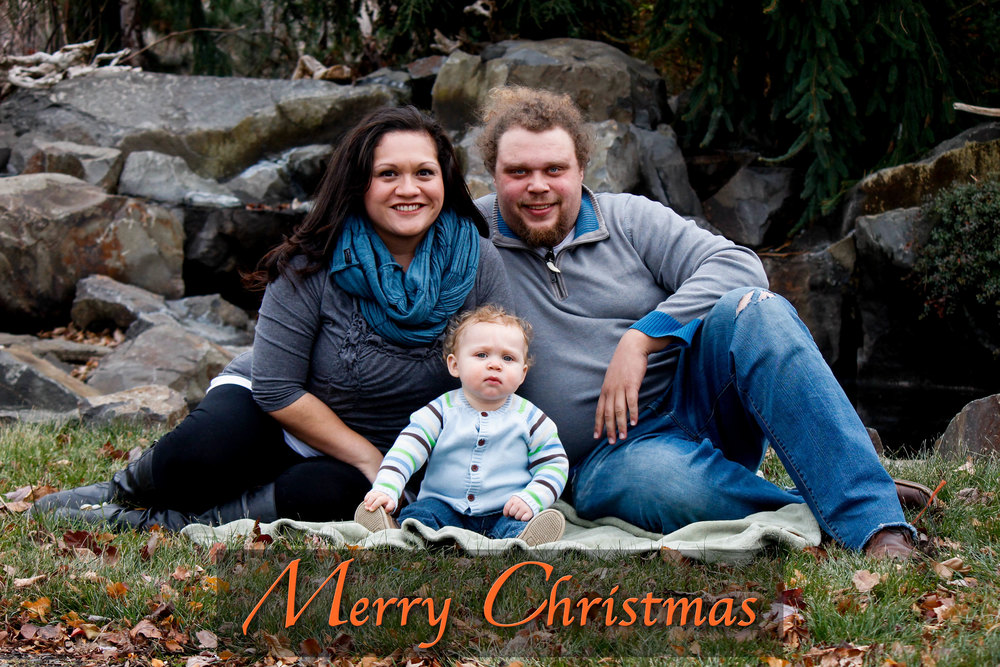  A family shot of Minnie Garcia, Jacob Campbell, and Mateo Rodman Campbell VSP taken at Yellow Rose Nursery in Prosser for Mateo’s  almost one year photo shoot  at the beginning of December.     