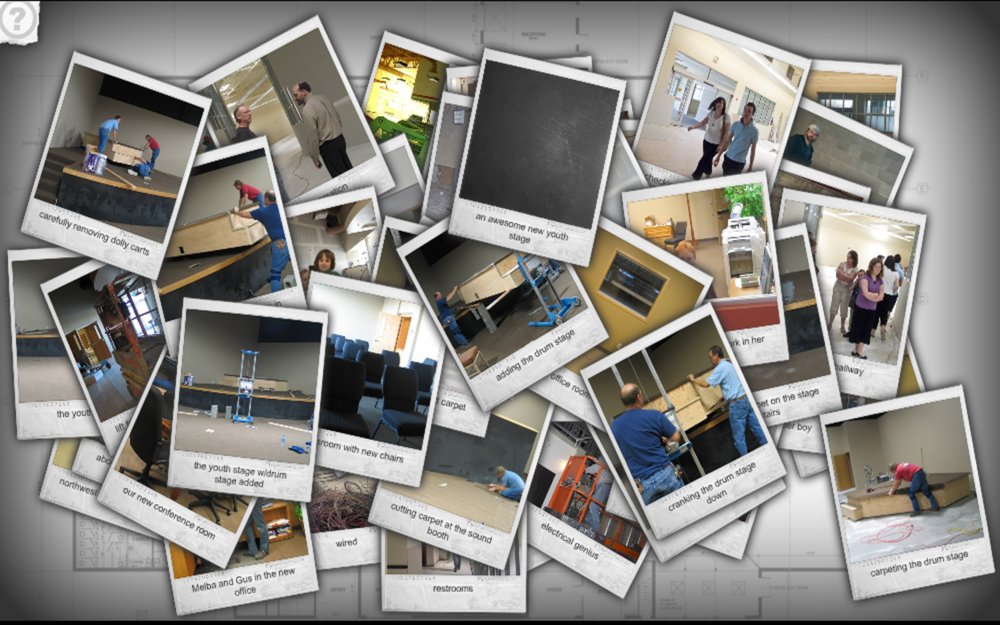  A screenshot of the  Victory Faith Fellowship  of a collage of photos regarding their new church facility. 