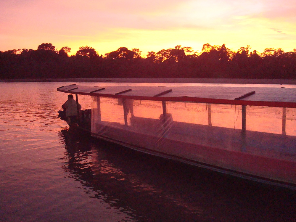  Sun Rise from Tambopata National Reserve 