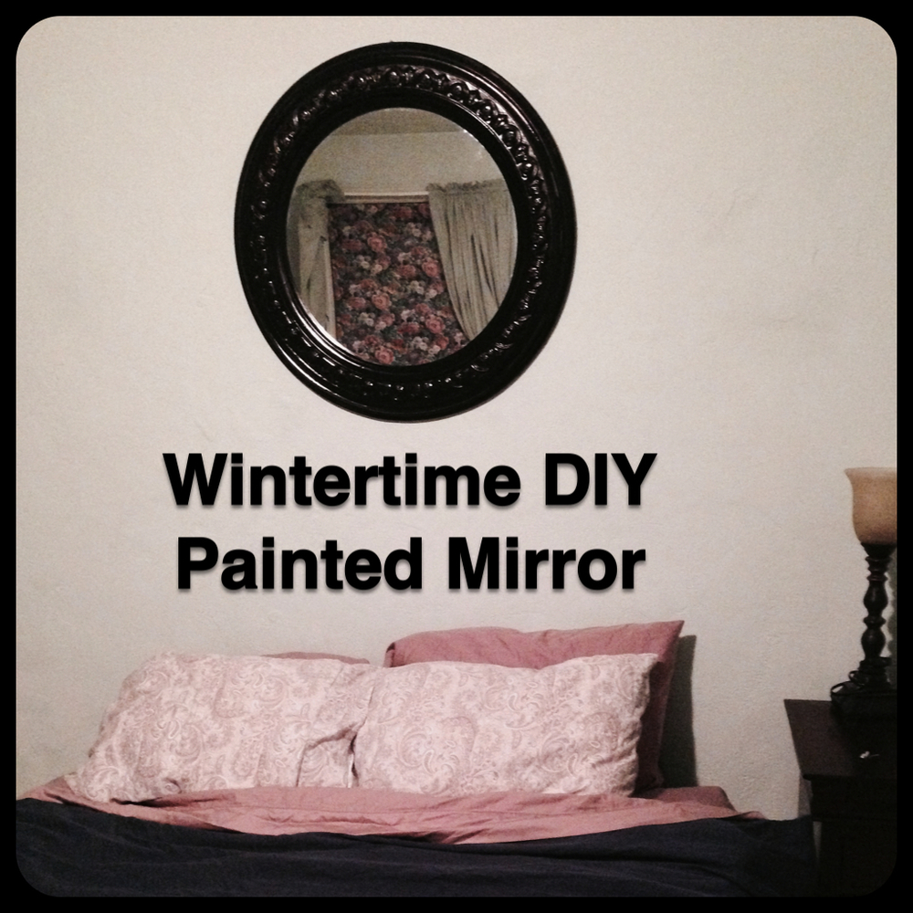  Made in the  Diptic App  on my mac.  Wintertime DIY Painted Mirror 